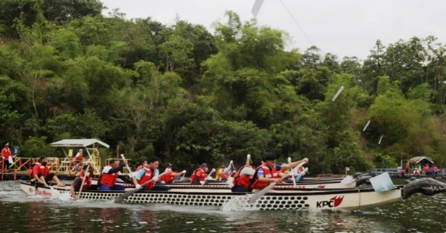 Telaga Ungu Paser Disiapkan Jadi Venue Dayung dan Ski Air Porprov VIII Kaltim