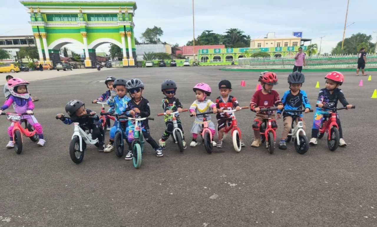 Komunitas Balance Bike Makin Diminati di Paser, Pushbike Paser Jadi Tempat Nongkrong Baru Keluarga