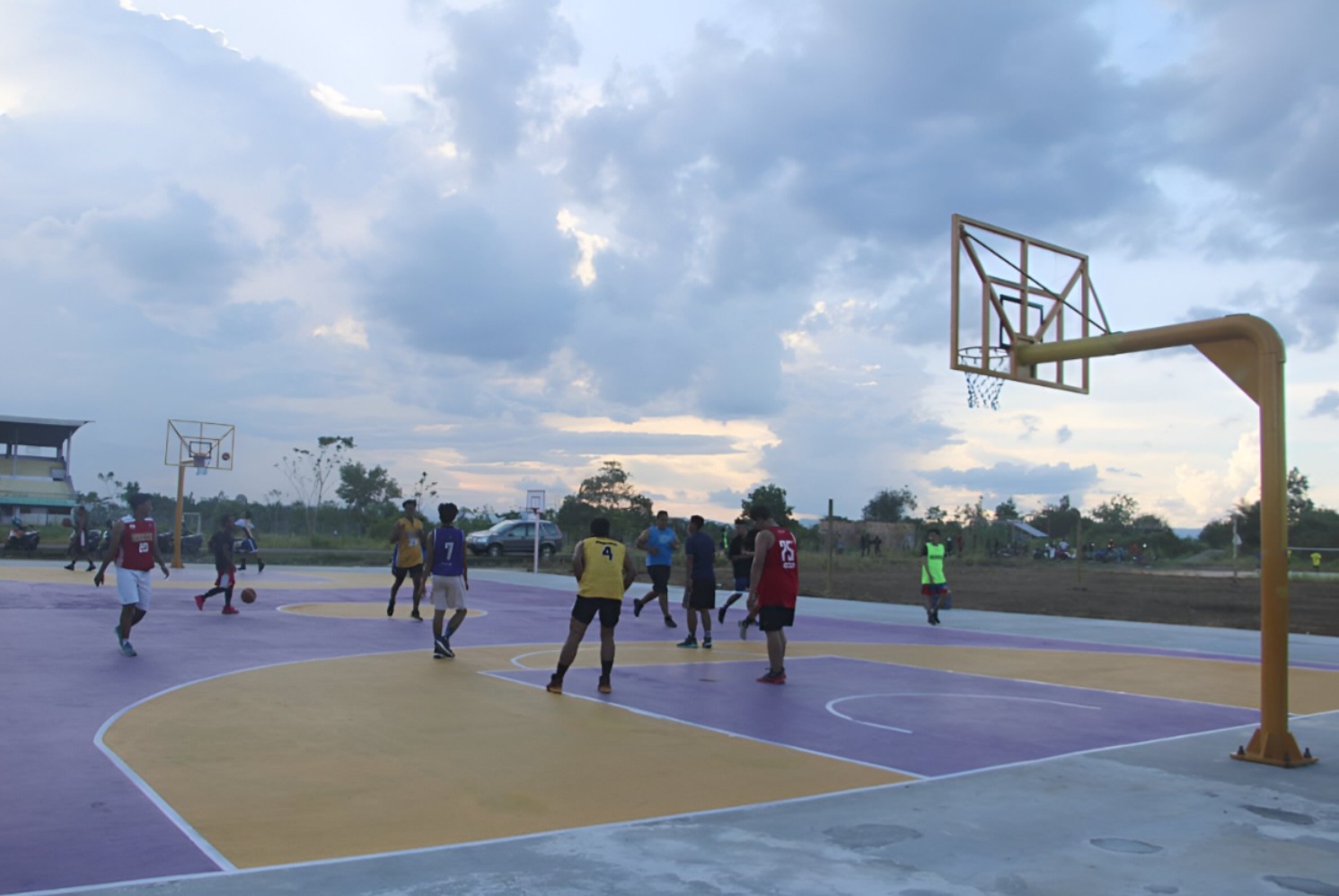 5 Lapangan Basket Baru untuk Pelajar SD dan SMP di Tanah Grogot